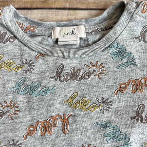 Peek Hello Graphic Tee 12-18m - Picture 4 of 7